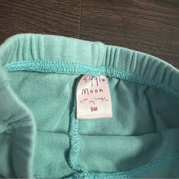 Giggle moon polka dot ruffle pant leggings baby infant size 9 months - Picture 4 of 6